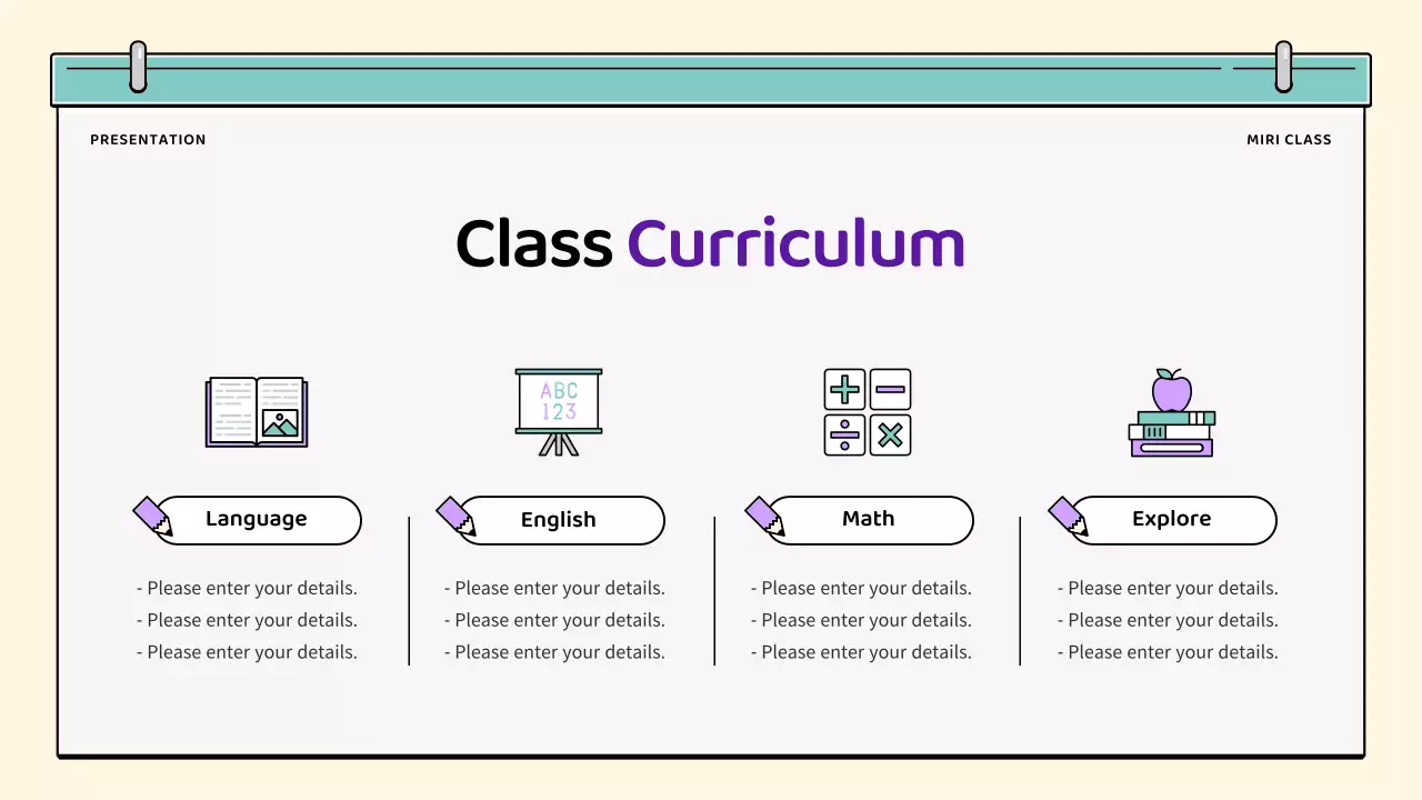 Beige Minimalist Vacation Classes Presentation