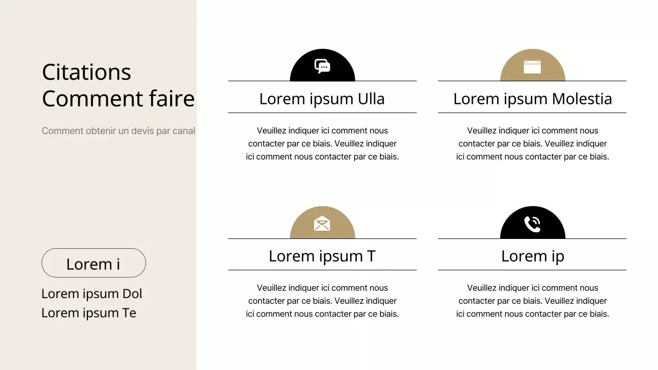 Meubles modernes noirs et beiges guide de devis de l'entrepreneur