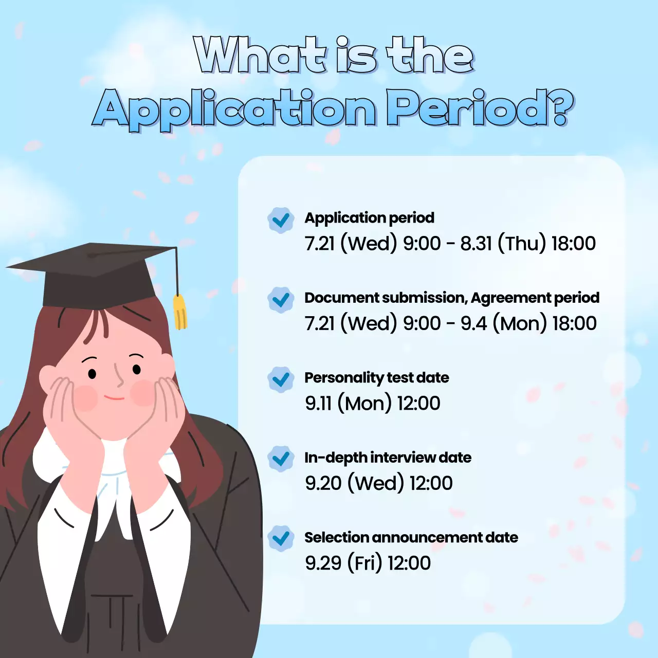 Blue Modern Graduation Guideline Instagram Carousel