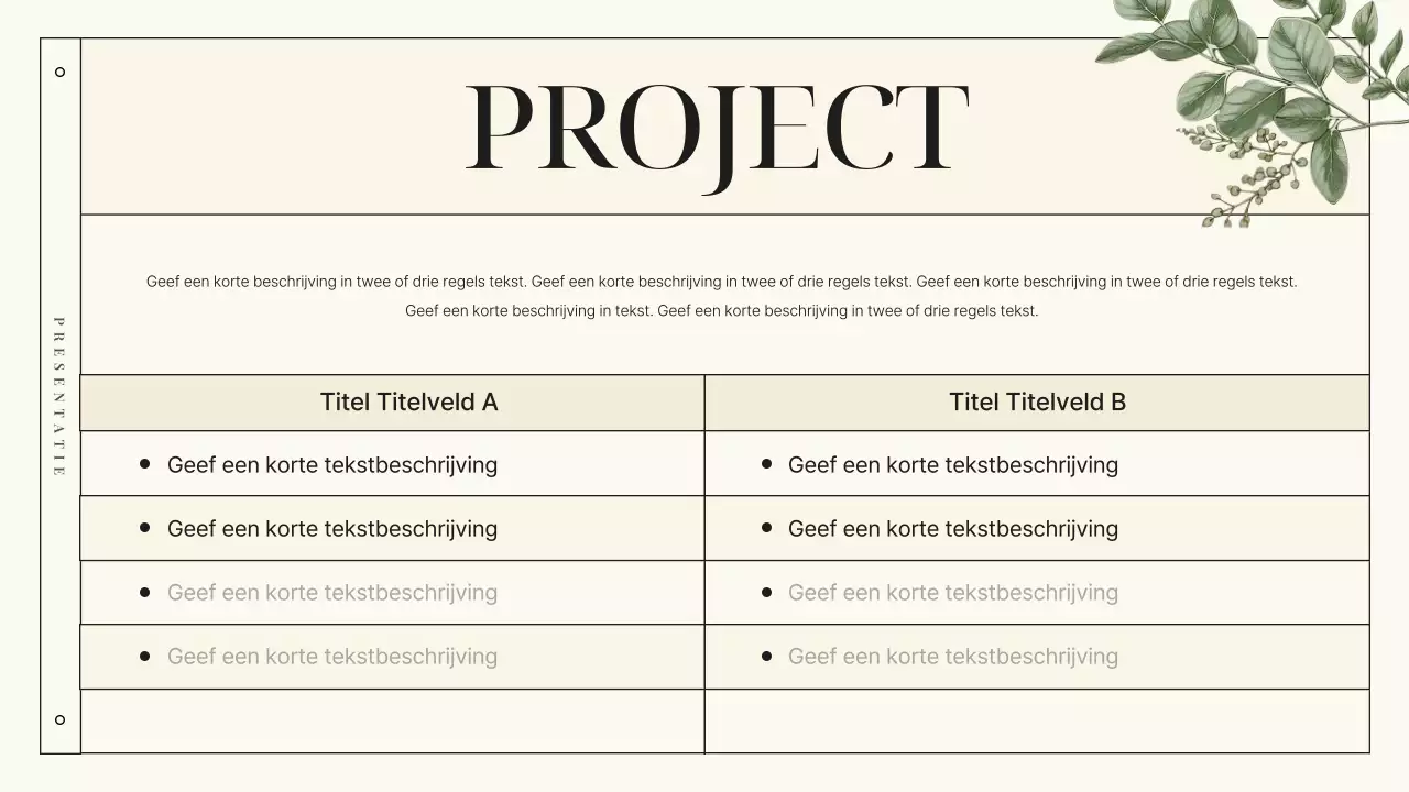 Een merkintroductie van het ivoorkleurige, luxueuze merk Botanic Flowers