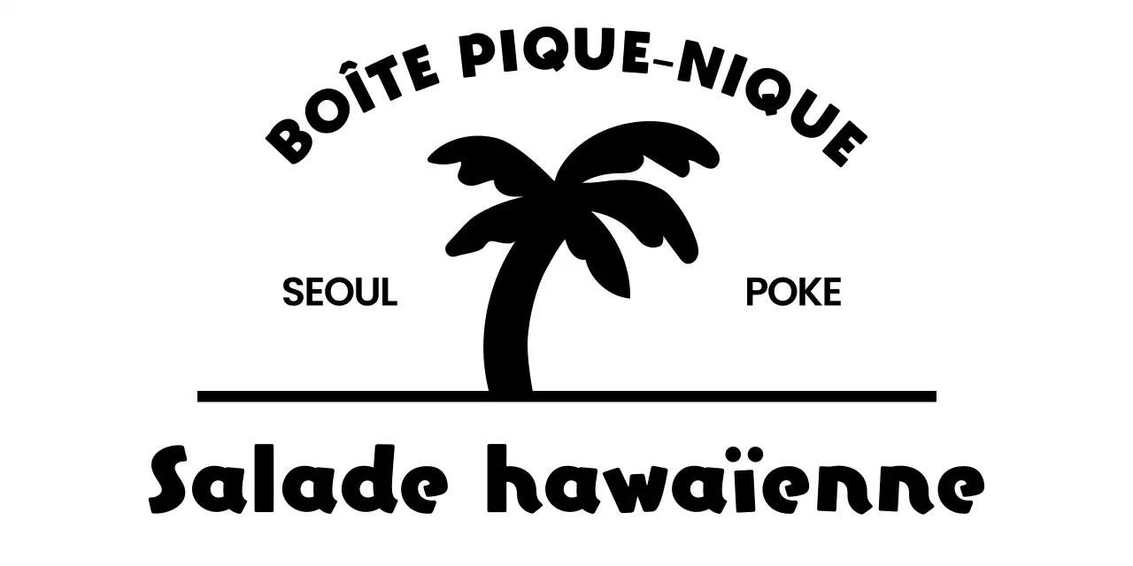 Faites la promotion de votre magasin de salades poke hawaïennes kitsch