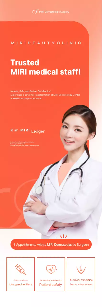 Bright and cheerful dermatoplasty event and procedure banners