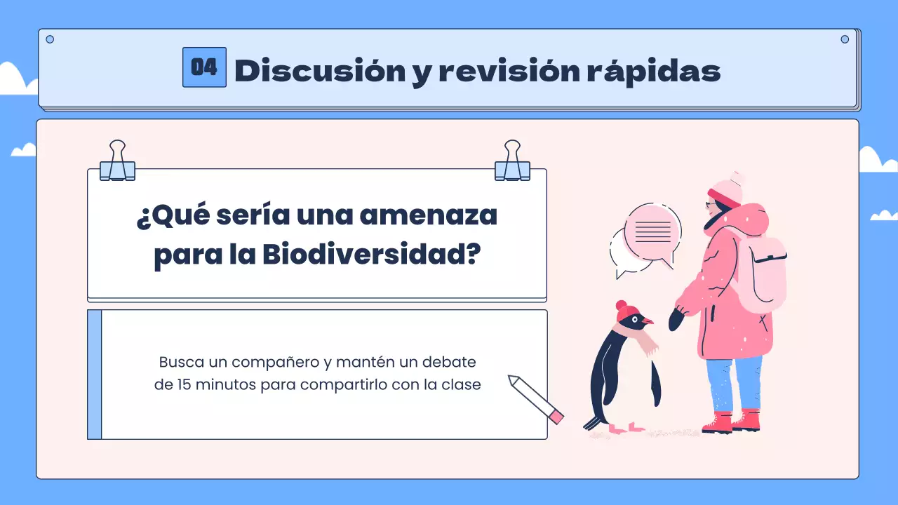 Biodiversidad tropical en azul y rosa Recursos educativos