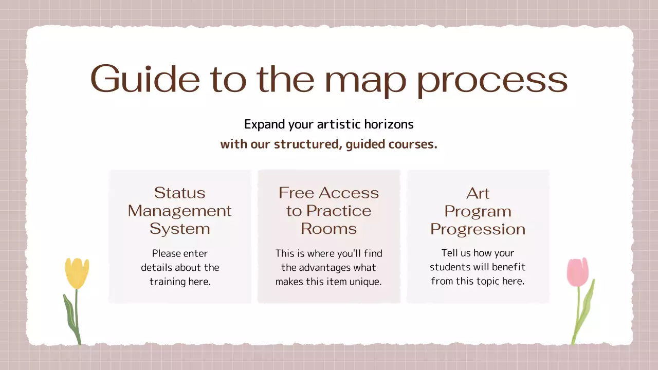 Beige Simple Art Guide Presentation