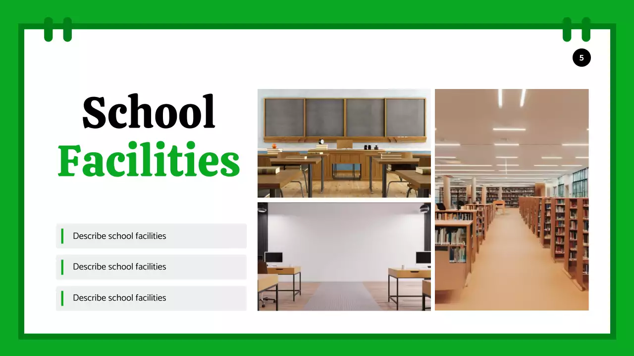 Green Simple Vacation Promotion Presentation