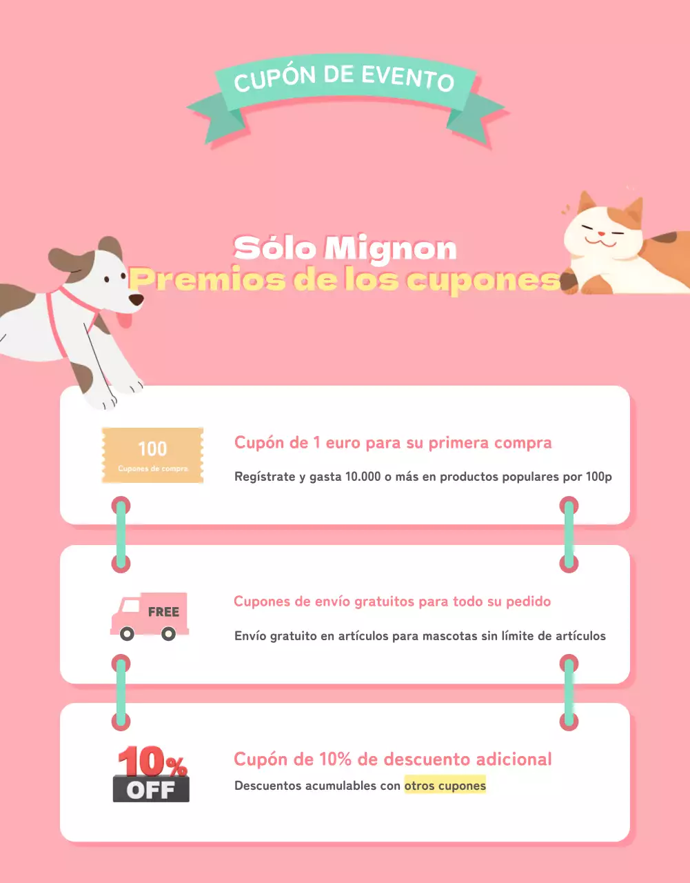 Una colección de bonitos artículos para mascotas en rosa