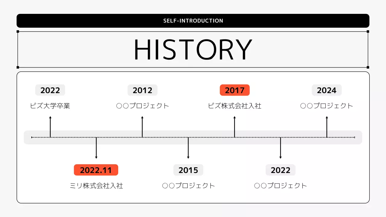 白 シンプル 自己紹介 プレゼンテーション