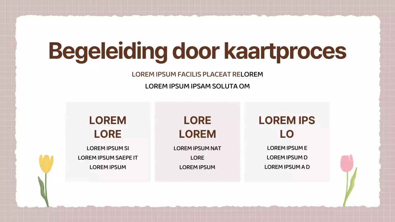 Een gezellig beige en bruin kunstschoolprospectus