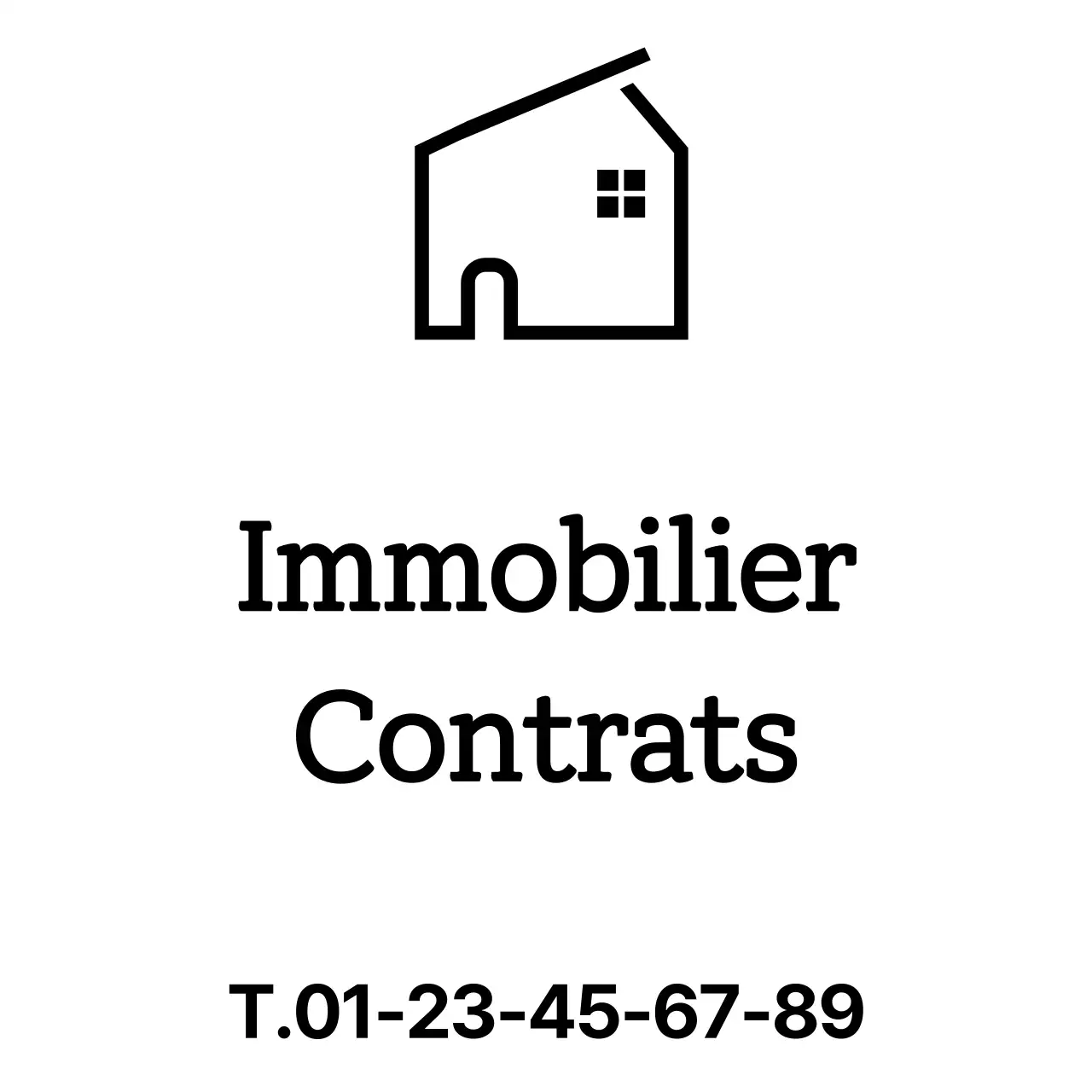 Contrats rédigés dans une police à empattement de qualité