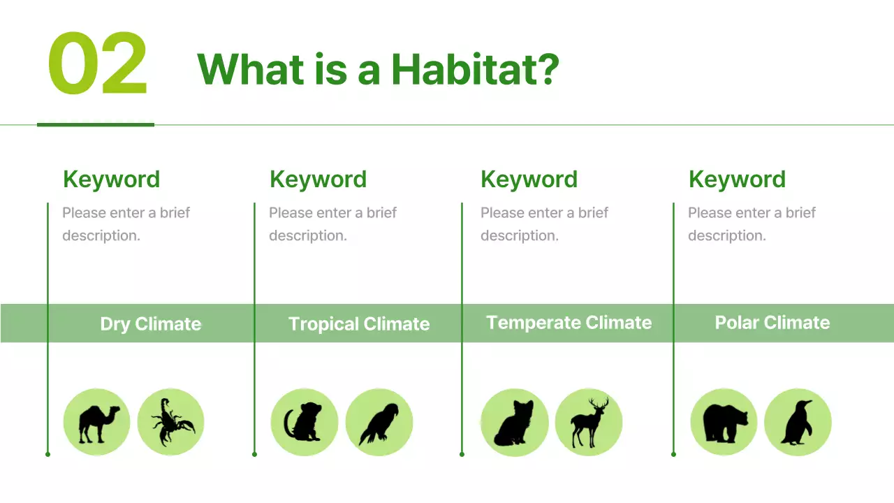 Green Nature Animal Guide Presentation