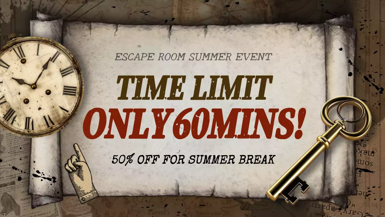 Gambar Mini YouTube Promosi Beige Vintage Escape