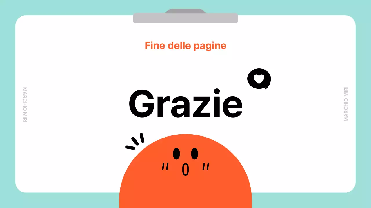 Una guida semplice e carina in azzurro e bianco