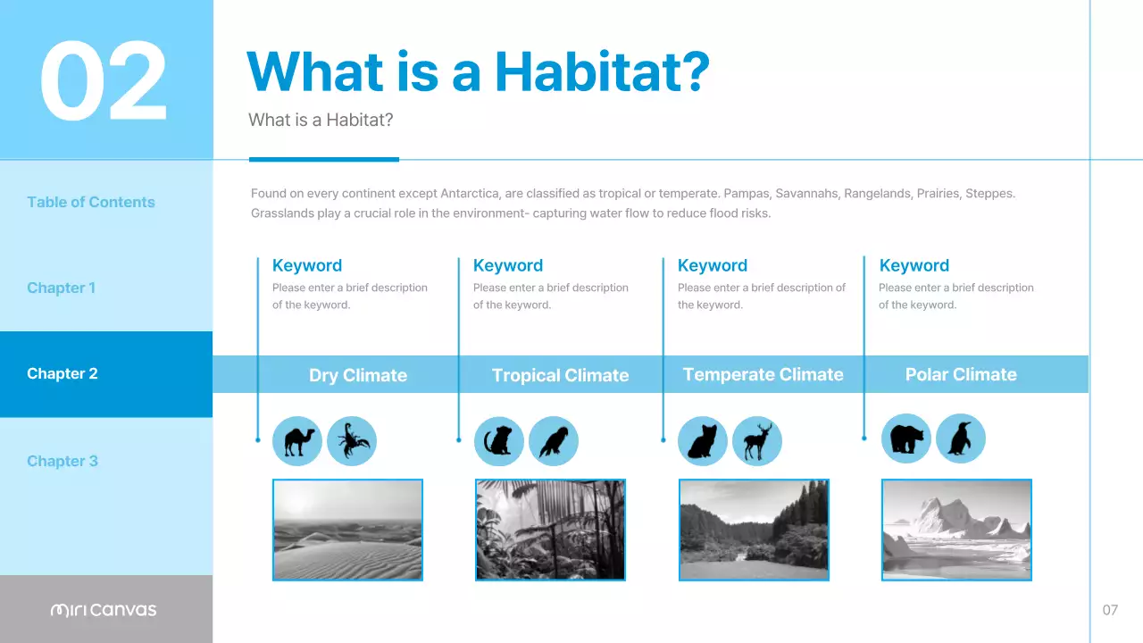 Blue Minimal Animal Guide Presentation