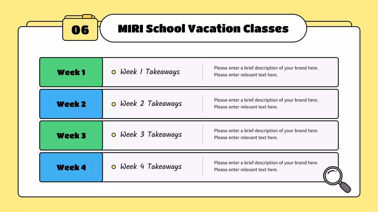 그린 심플 오리엔테이션 가이드 프레젠테이션