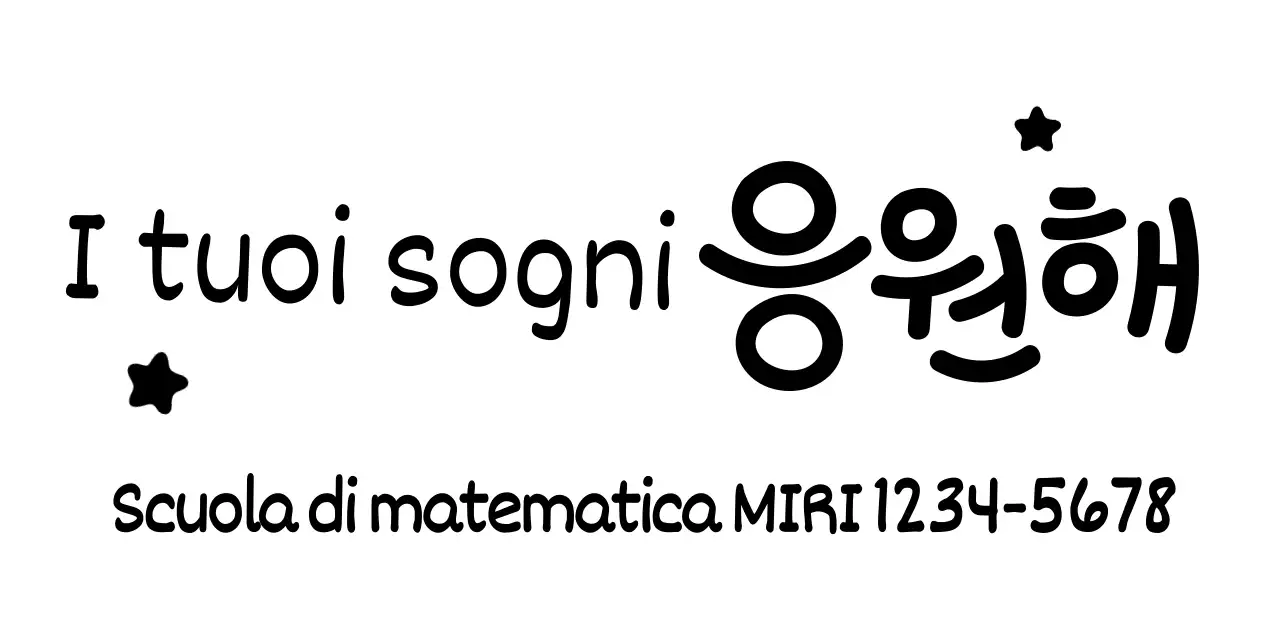 Discorsi educativi scritti a mano ispirati alla calligrafia