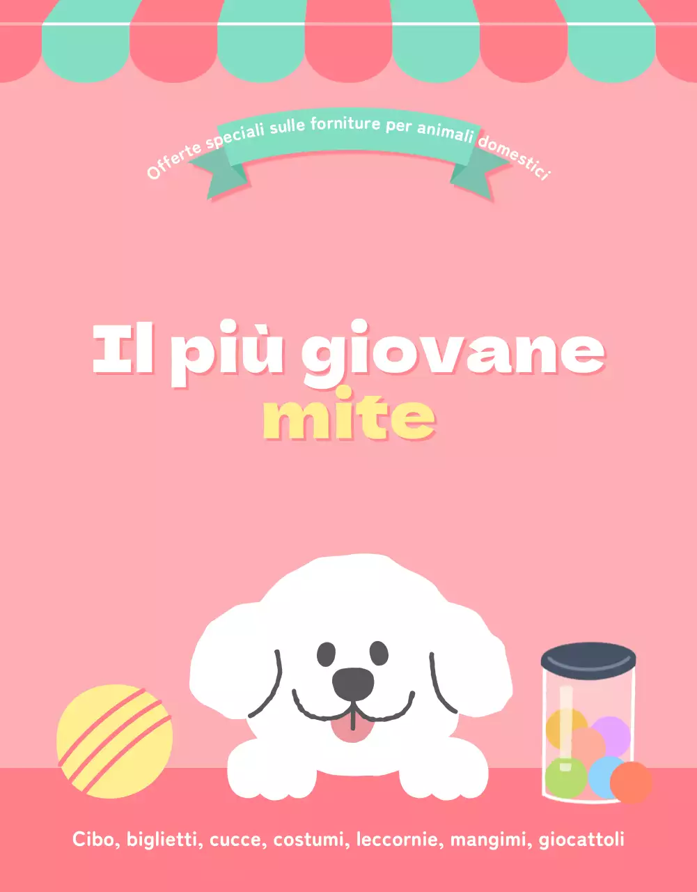 Una collezione di simpatici articoli per animali domestici in rosa