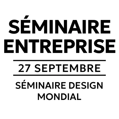 Promouvoir les séminaires d'entreprise avec un look épuré