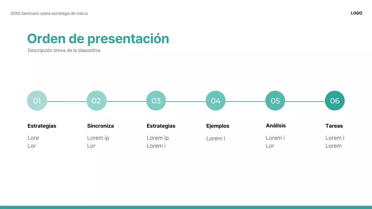 Presentación de un estudio de caso de una marca moderna en blanco y verde