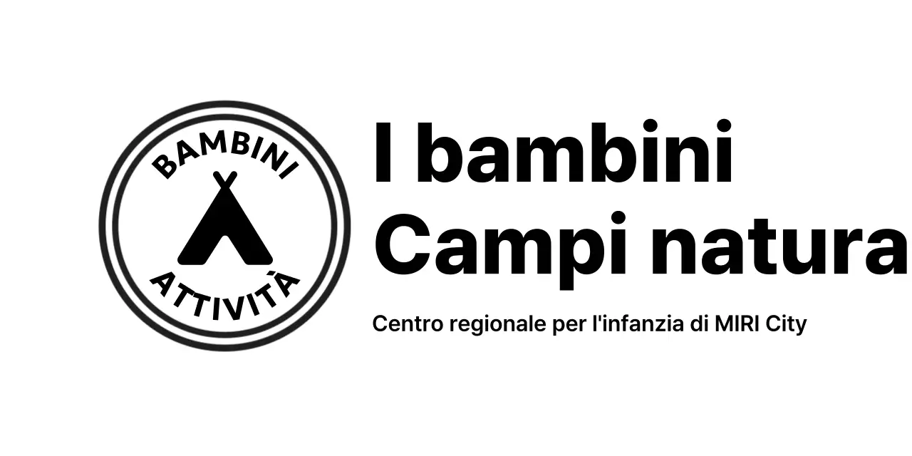 Logo minimalista del campo di esperienze naturalistiche
