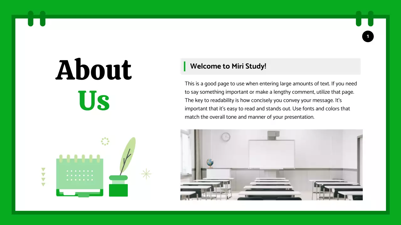 Green Simple Vacation Promotion Presentation