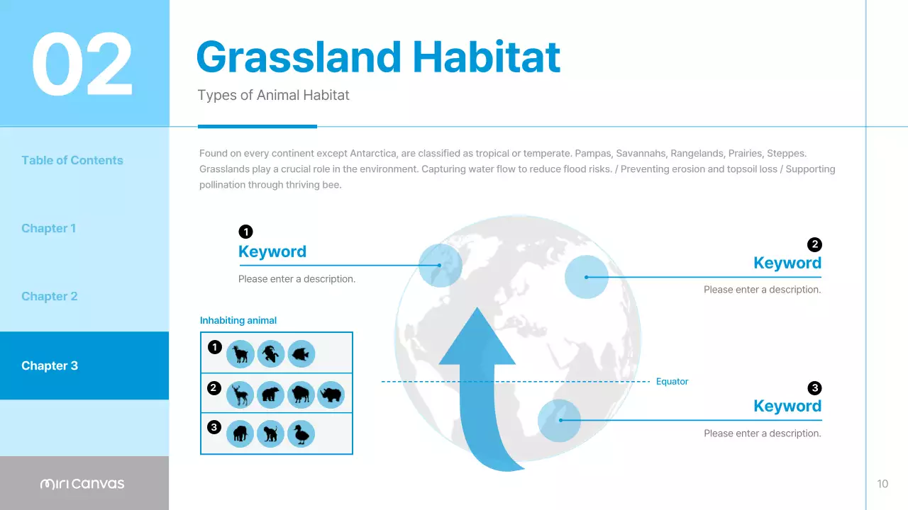 Blue Minimal Animal Guide Presentation
