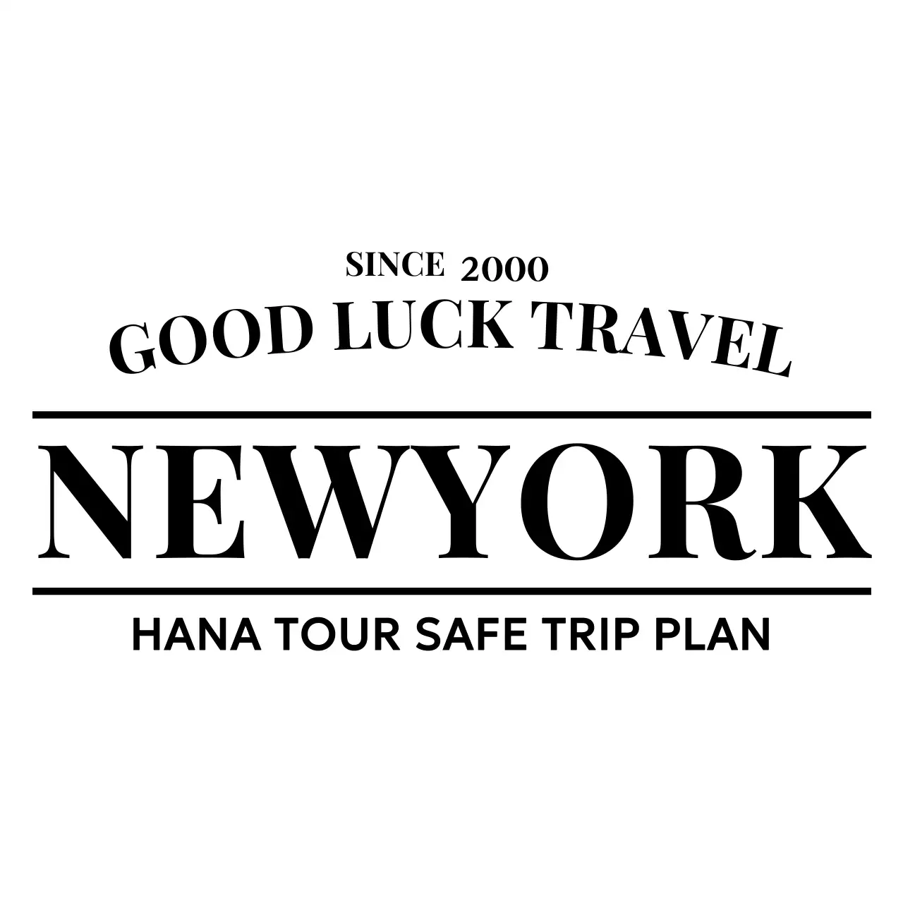 クラシックな感性的な雰囲気の旅行広報ロゴ