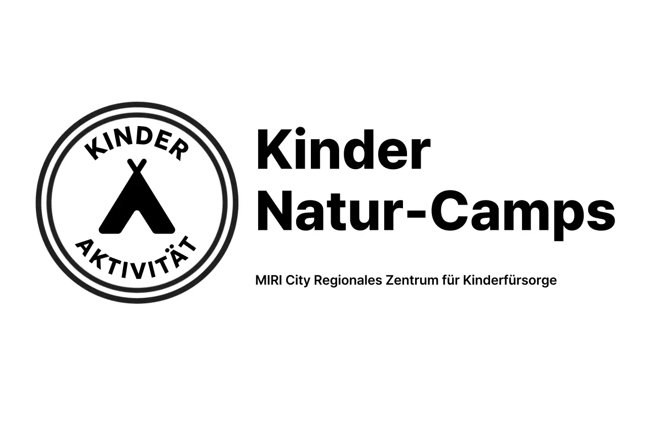 Minimalistisches Naturerlebniscamp-Logo