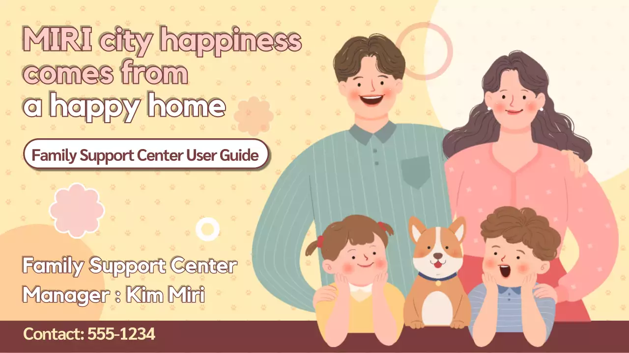 Beige Traditional Family Guide Presentation