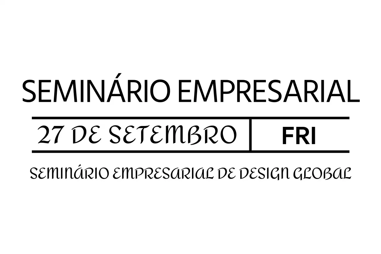 Promover seminários empresariais com um aspeto limpo