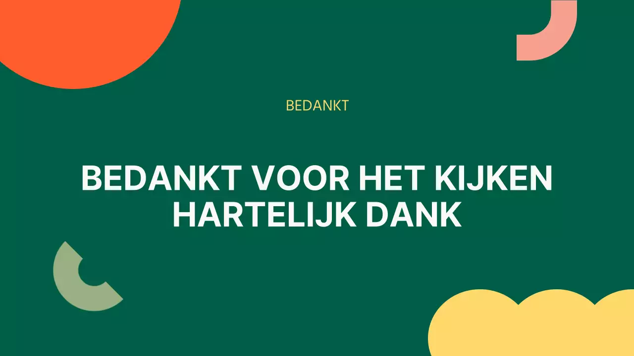 Kitscherige standaard lay-outpresentatie in oranje en geel