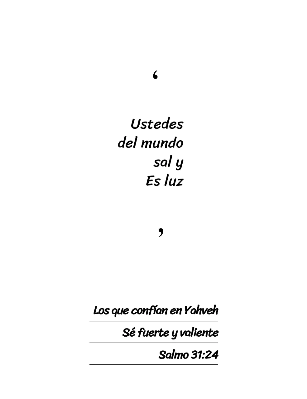 Promocione su iglesia con un texto bíblico de aspecto limpio