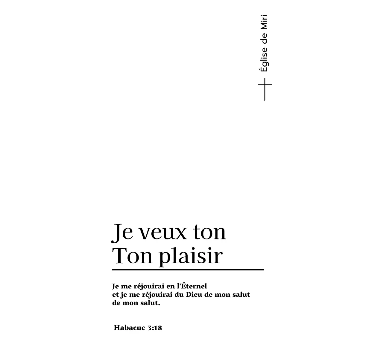 Concept de phrase scripturale chrétienne en illustration linéaire