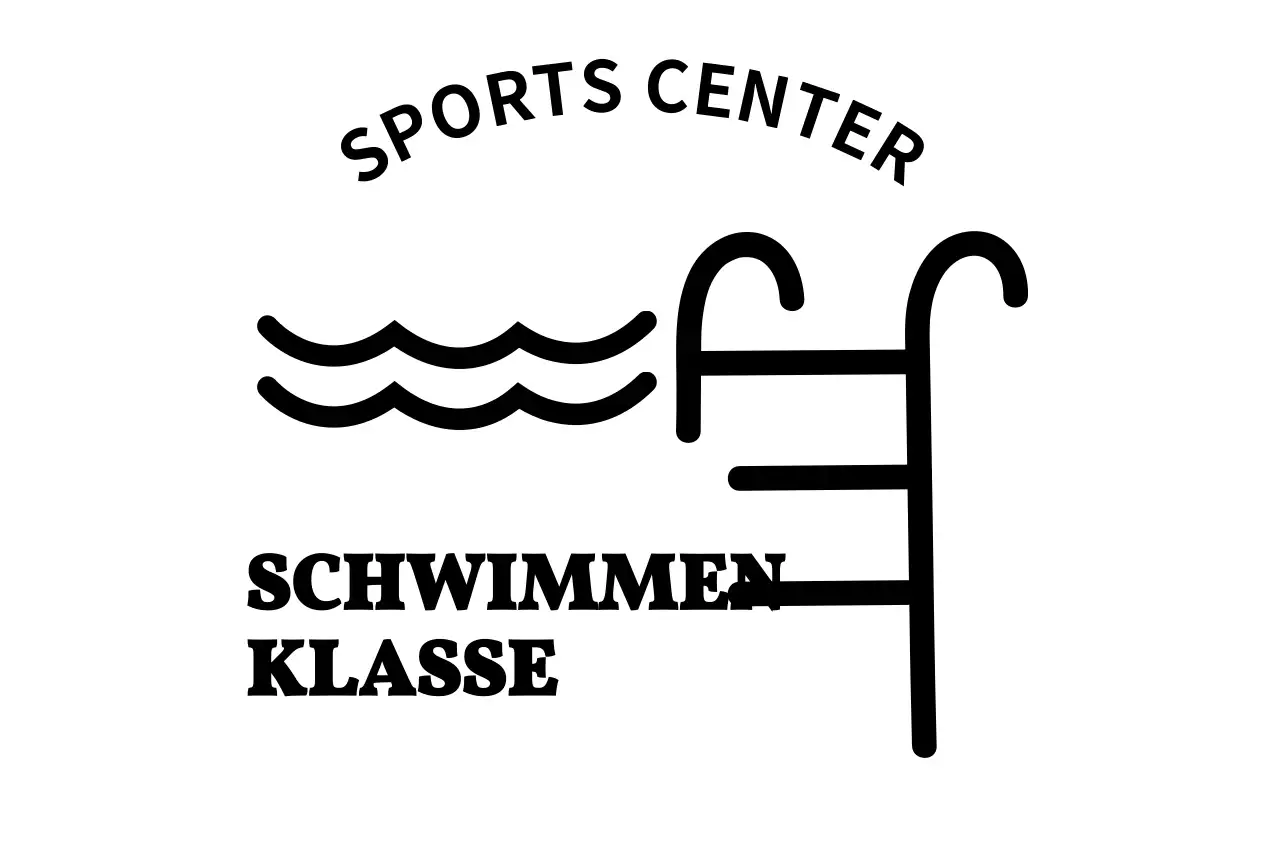 Schwimmkurs Club im Schwimmbad Illustration