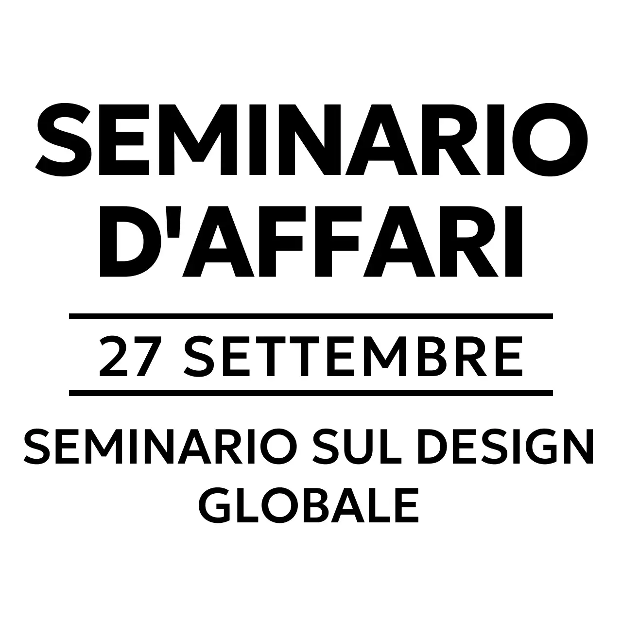 Promuovere seminari aziendali con un look pulito