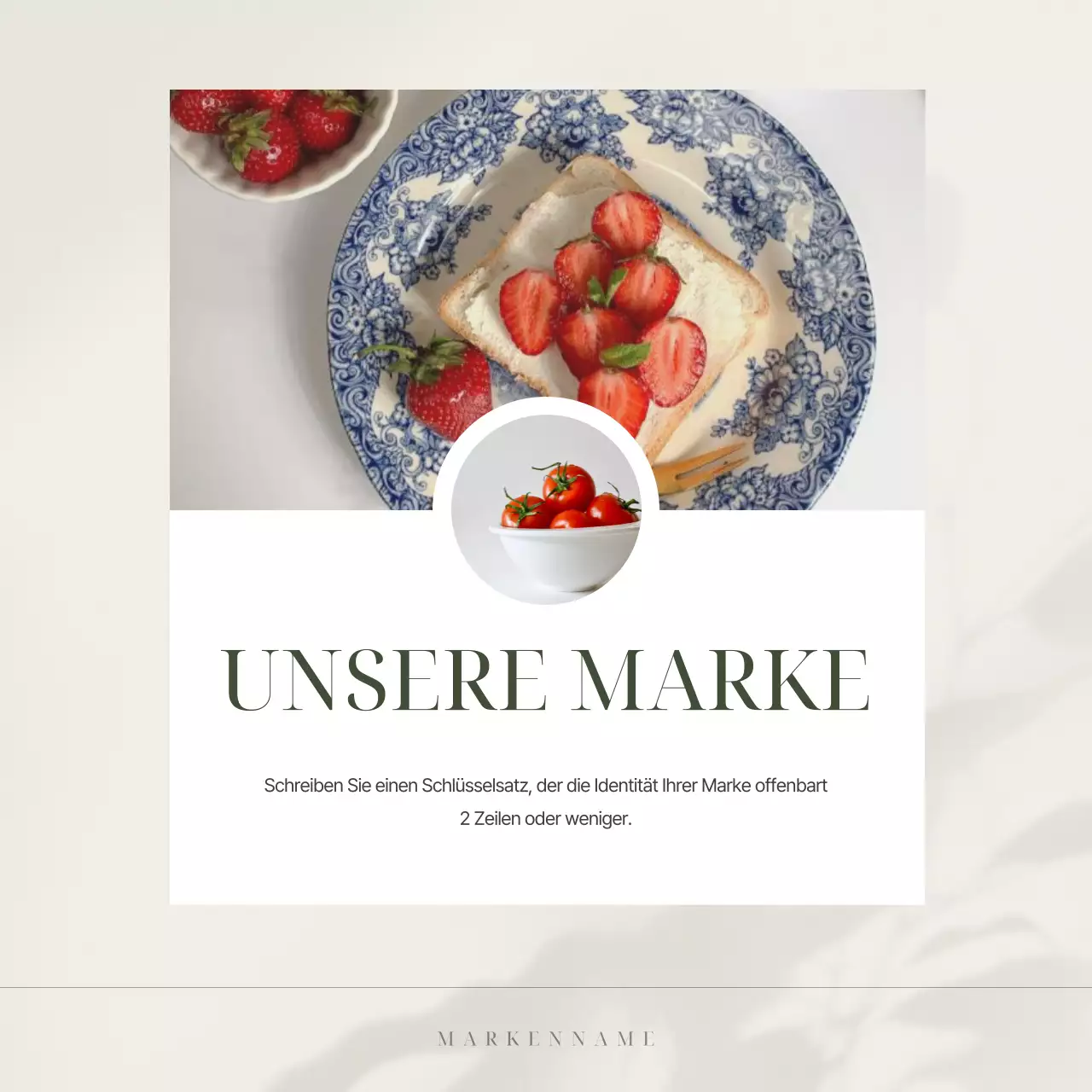 Vermarktung einer einfachen Geschirrmarke in Elfenbein