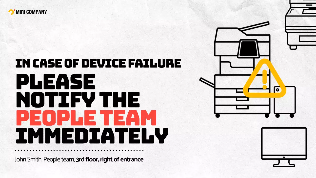 Red Simple Announcement Notice Presentation