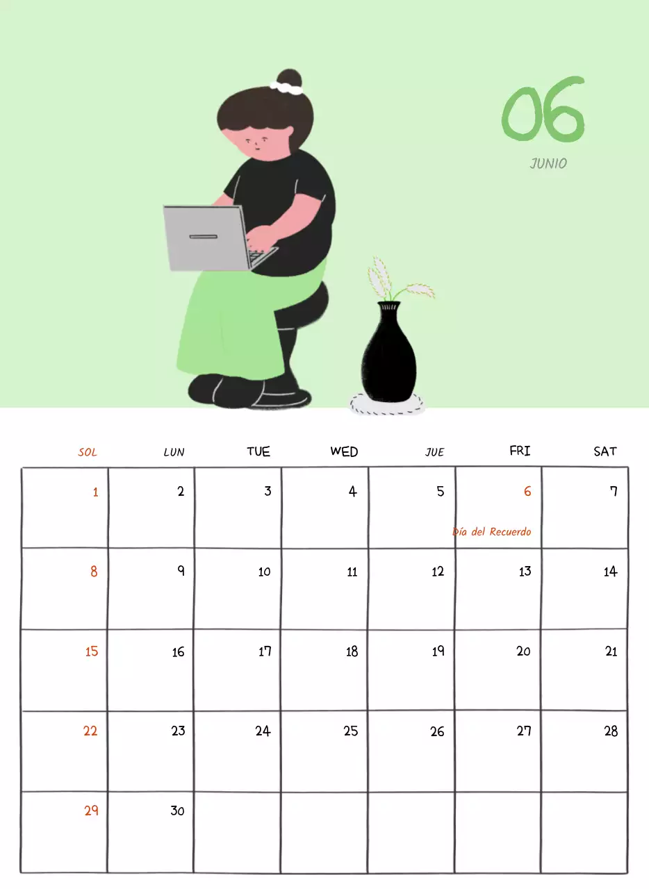 Un concepto de ilustración cotidiano, colorido y simpático