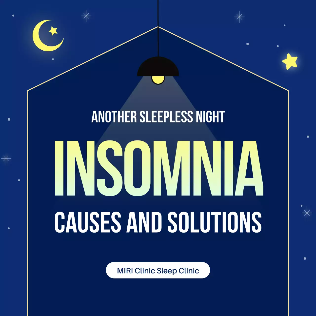 Navy Professional Insomnia Promotion Instagram Carousel