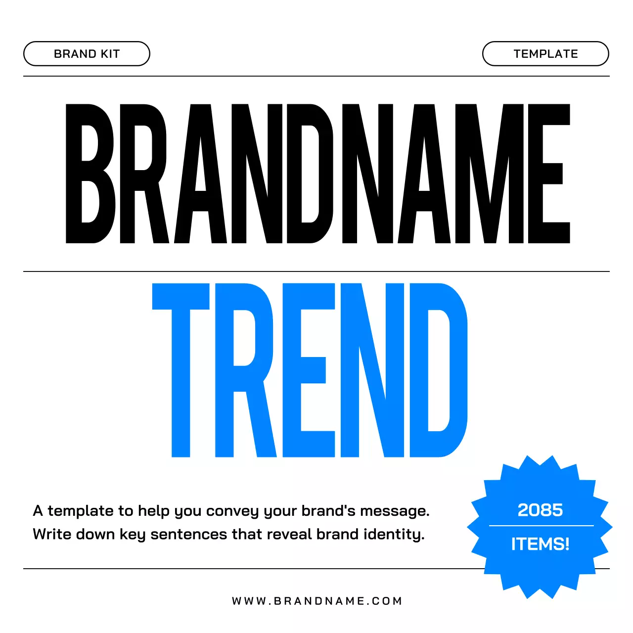 Blue Modern Brand Promotion Instagram Carousel
