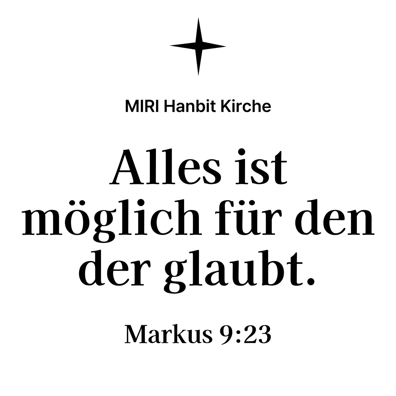 Blue Simple Bible Verse Zitate Kirche Förderung