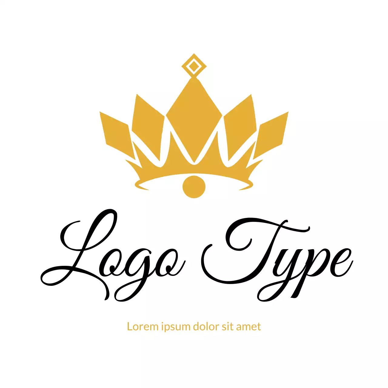 Gold Elegant Design Logo
