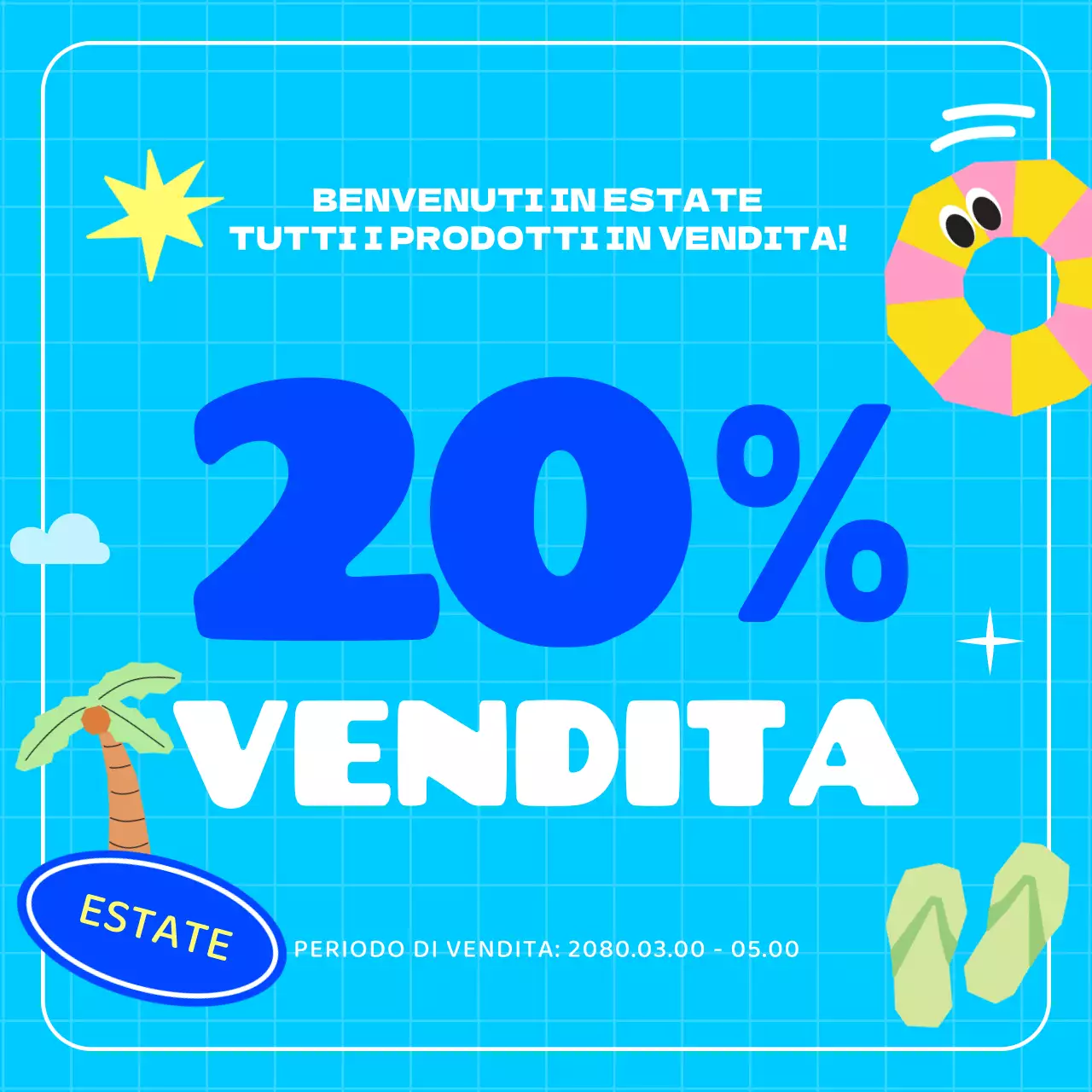 Promuovete i vostri eventi estivi in azzurro