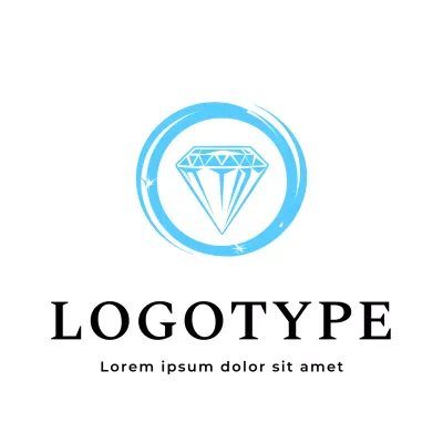 Blue Simple Design Logo