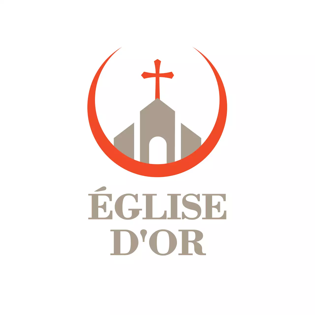 Orange Gold Colourful Feeling Church Summer Personality School