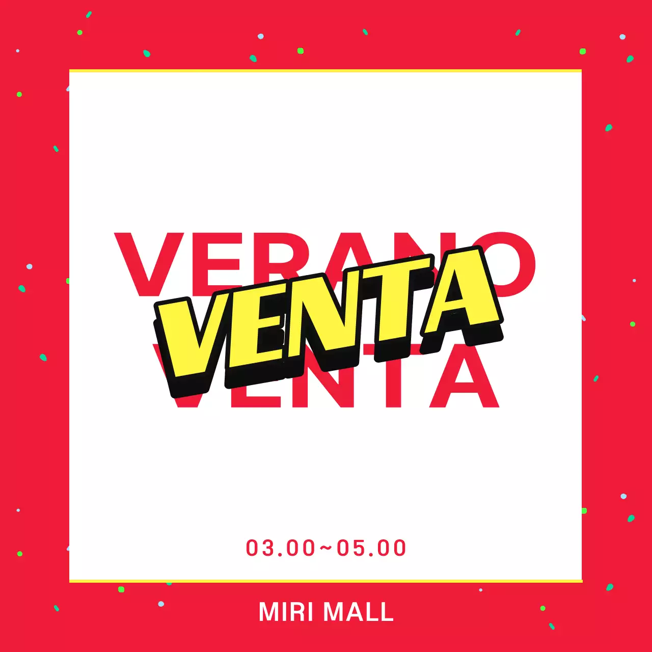 Promueva las ventas de verano con acentos rojos