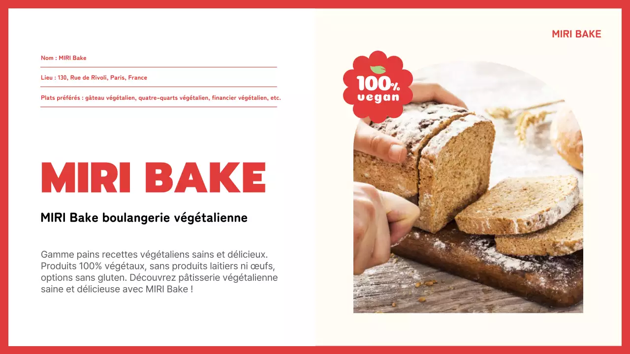 A propos de ce cours d'une journée de pâtisserie végétalienne en rouge et jaune