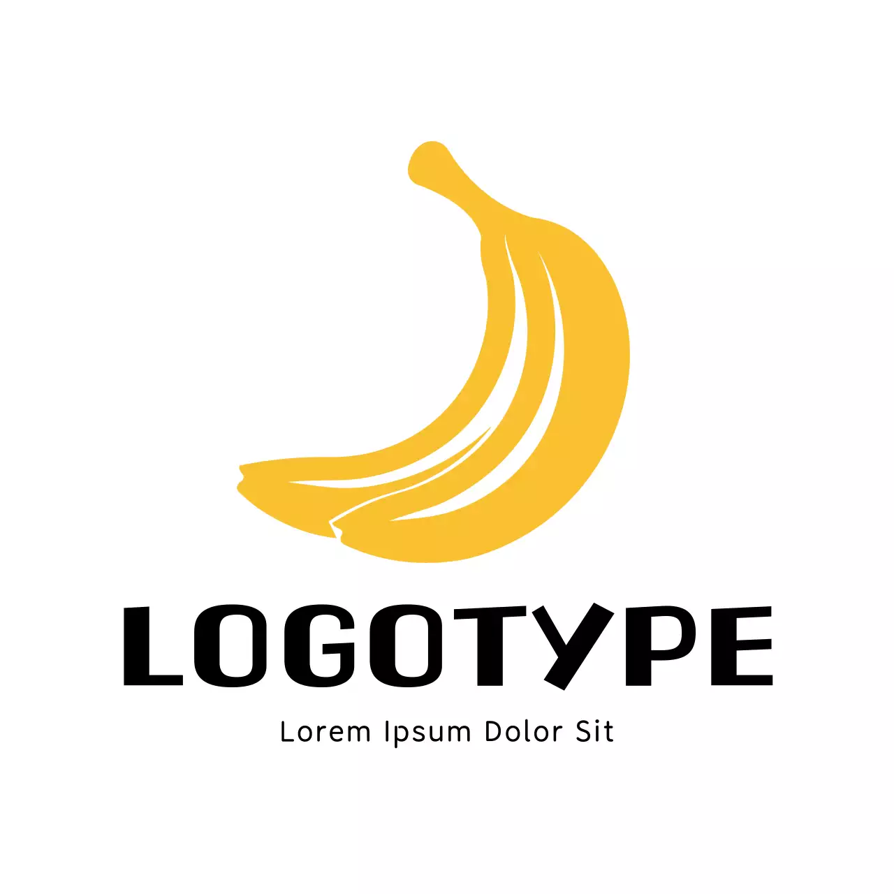 Yellow Minimal Design Logo