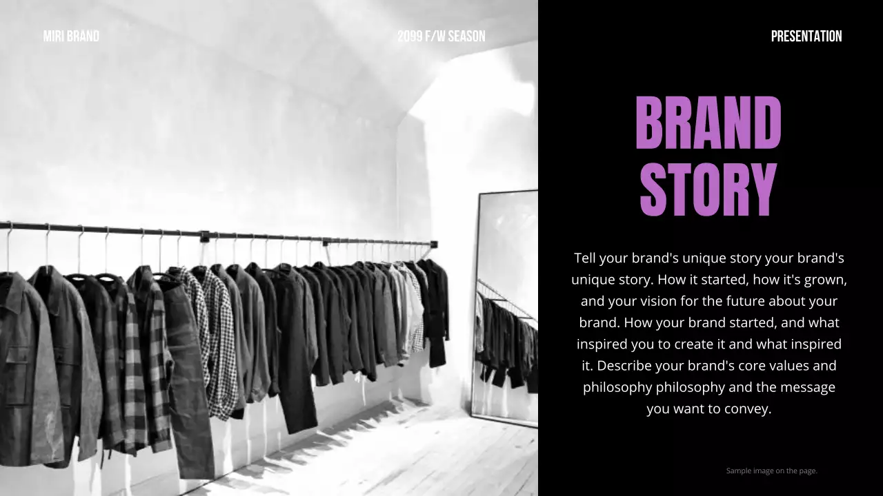 Black Modern Brand Presentation