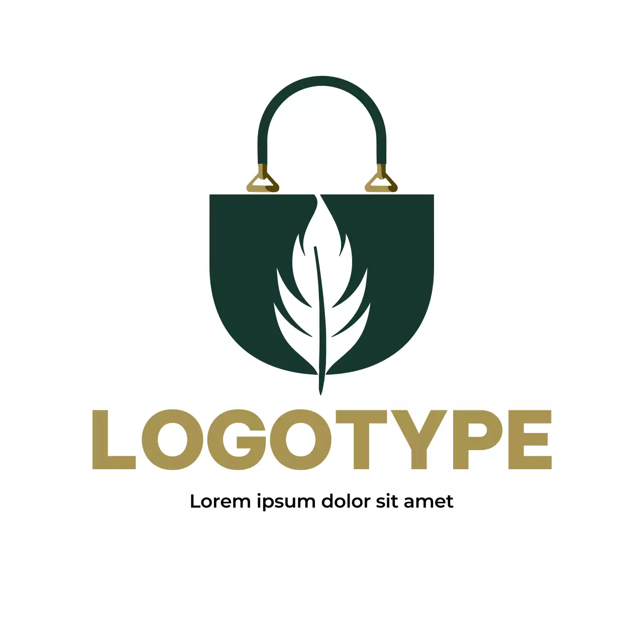 Green Minimal Design Logo
