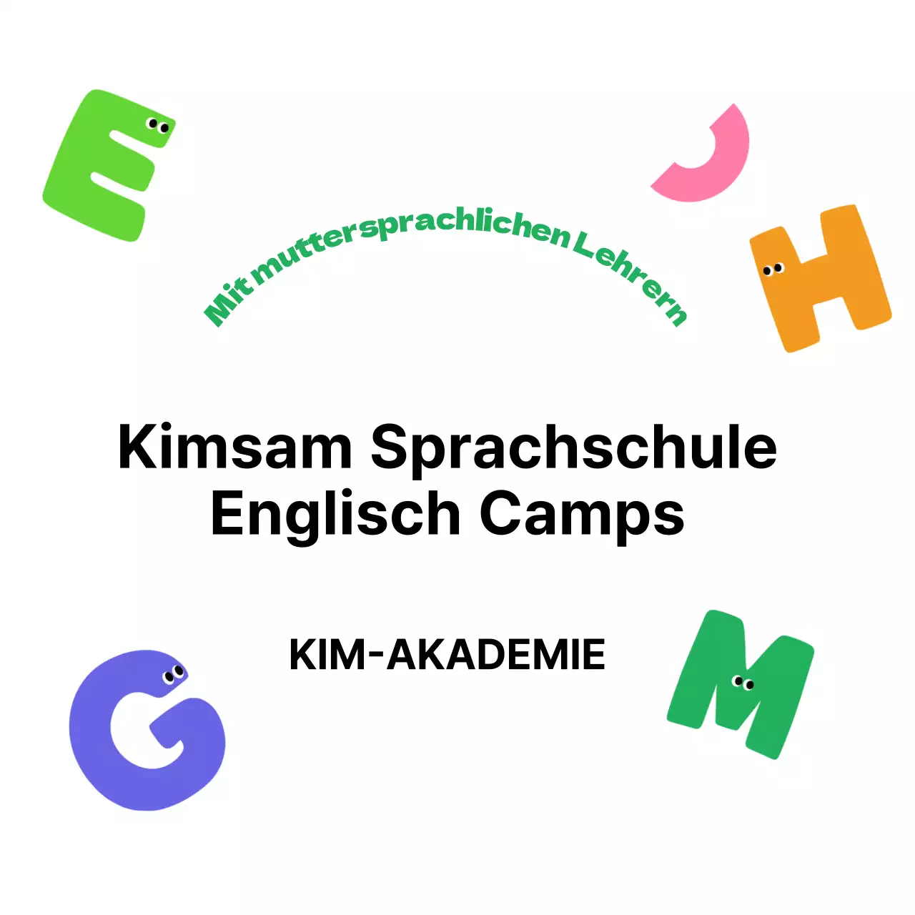 Ein niedliches und farbenfrohes Englisch-Sprachcamp der besonderen Art